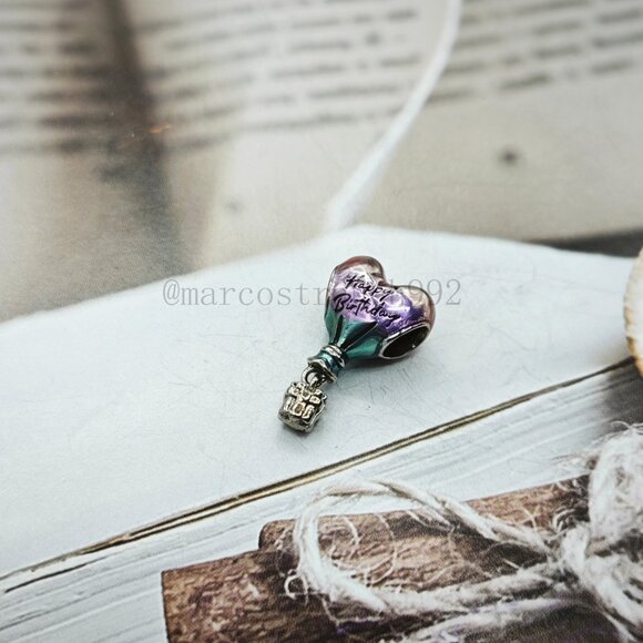 Pandora Happy Birthday Hot Air Balloon Charm - Picture 3 of 4